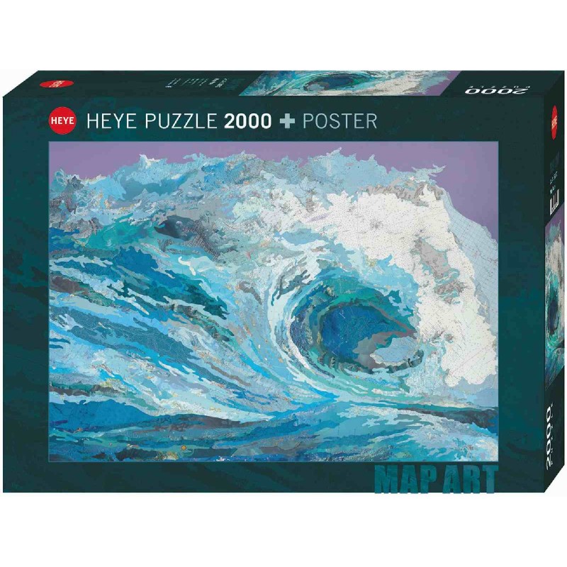 Heye - Standardpuzzle - Map Wave 2000 Teile