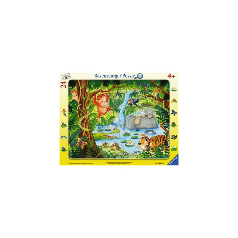 Ravensburger Puzzle - Dschungelbewohner, 24 Teile