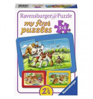 Ravensburger Puzzle - my First Puzzle - Meine Tierfreunde, 6 Teile