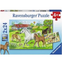 Ravensburger Puzzle - Auf dem Pferdehof, 24 Teile