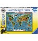 Ravensburger Puzzle - Tiere rund um die Welt, 300 Teile XXL