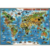 Ravensburger Puzzle - Tiere rund um die Welt, 300 Teile XXL