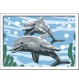 Ravensburger Spiel - Malen nach Zahlen - Freundliche Delfine