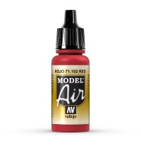 Rot, 17 ml Vallejo Model Air - Farbe