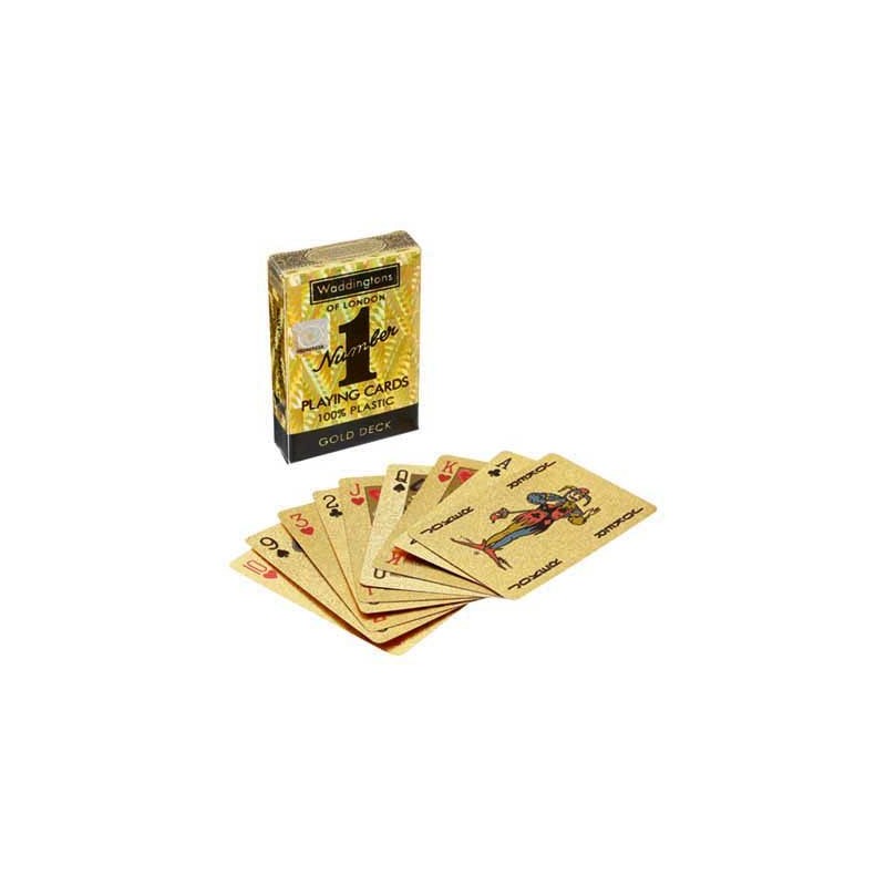 Number 1 Spielkarten Gold Edition Waddingtons Kartenspiel Poker Karten Spiel 