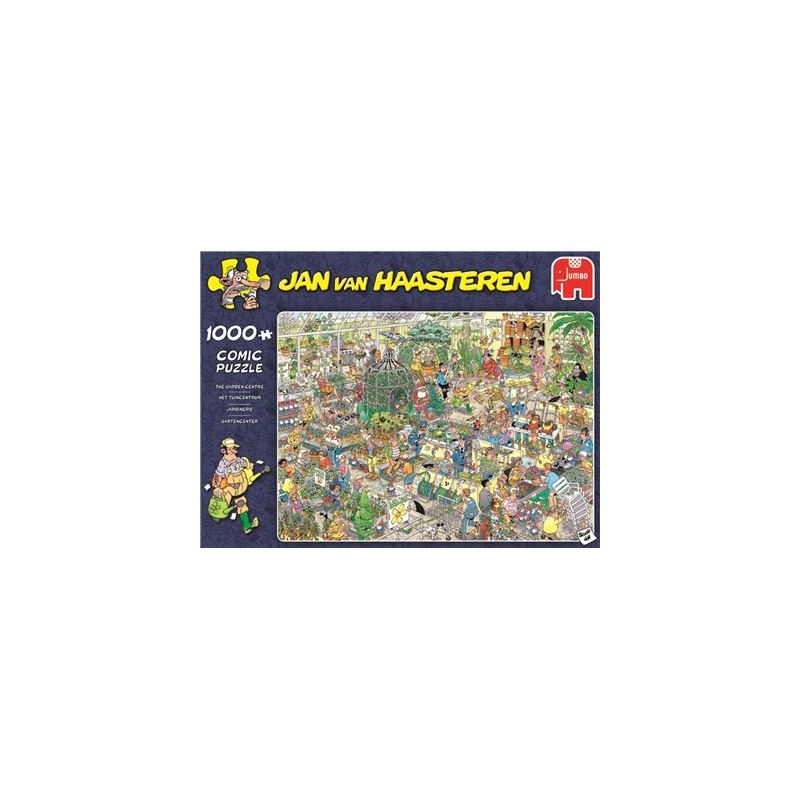 Jan van Haasteren - Das Gartencenter - 1000 Teile Puzzle[並行輸入