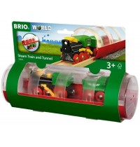 BRIO Bahn - Tunnel Box Dampflokzug