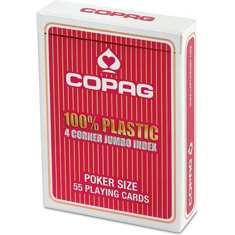 ""Display 100% Plastik Poker J COPAG - Jumbo Index