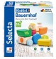 Schmidt Spiele - Selecta - Bauernhof, Klett-Stapelspielzeug, 7 Teile