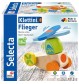 Schmidt Spiele - Selecta - Flieger, Klett-Stapelspielzeug, 5 Teile
