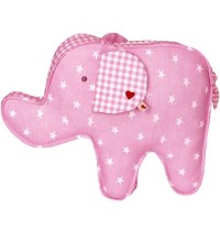 Die Spiegelburg - Baby Glück - Kissen Elefant, rosa