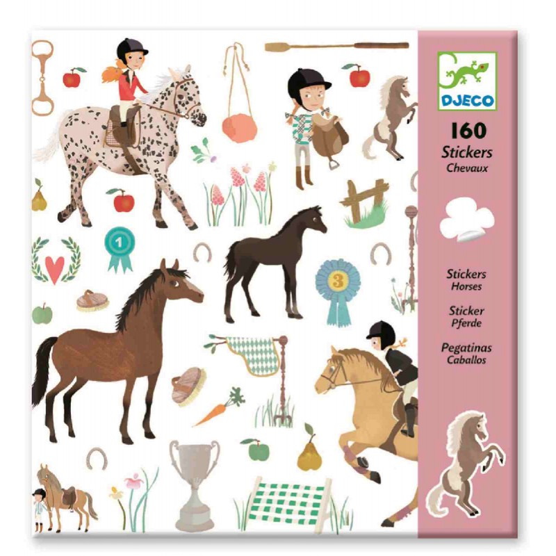 Djeco - Sticker: Horses