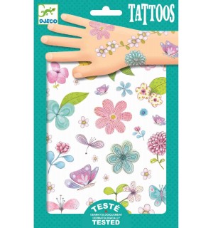 Djeco - Tattoos - Feldblumen