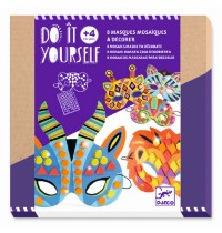 Do it yourself: Mosaik-Masken Do it yourself: Mosaik-Masken Dschungeltiere
