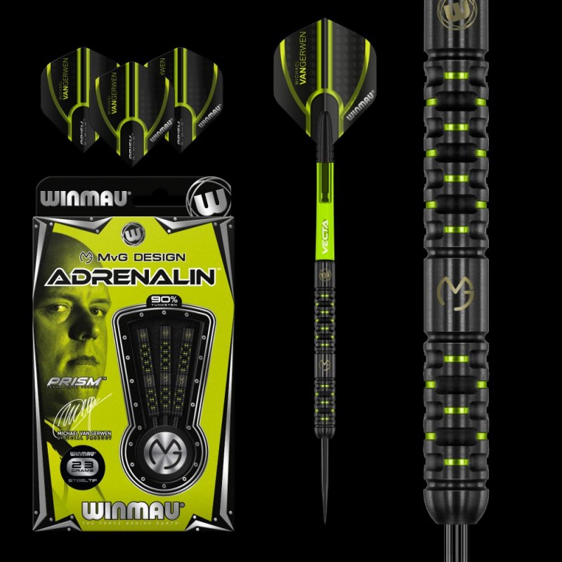 Steeldart Winmau MvG Adrelani Steeldart Winmau MvG Adrelanin 1441-23g