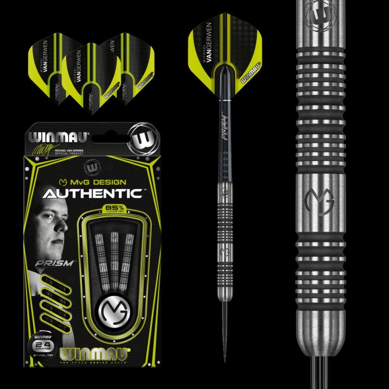 Steeldart Winmau MvG Authenti Steeldart Winmau MvG Authentic  1443-24g