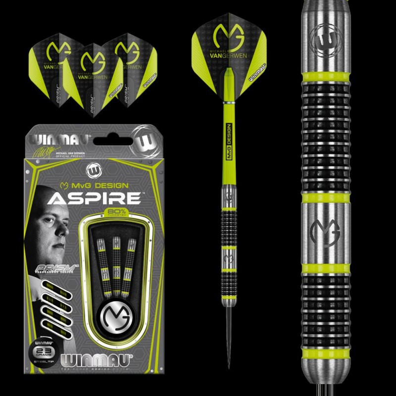 Steeldart Winmau MvG Aspire Steeldart Winmau MvG Aspire  1444-23g