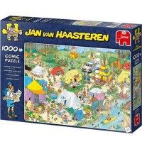 Jumbo Spiele - Jan van Haasteren - Camping im Wald - 1000 Teile