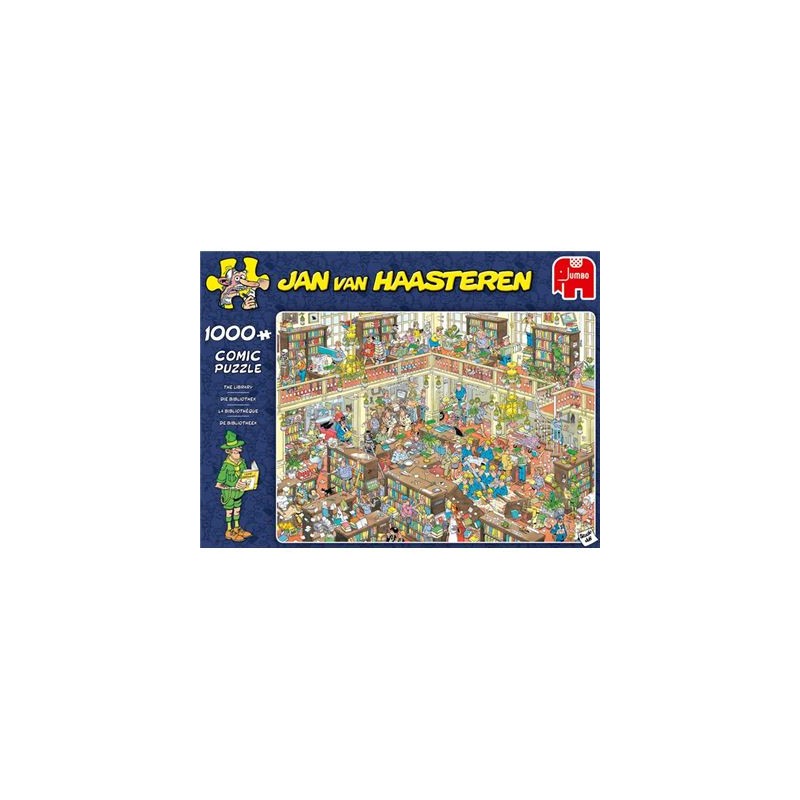 Jumbo Spiele - Jan van Haasteren - Die Bibliothek - 1000 Teile