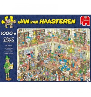 Jumbo Spiele - Jan van Haasteren - Die Bibliothek - 1000 Teile