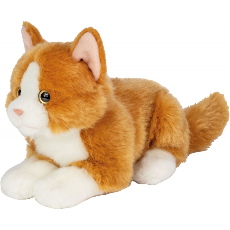 Teddy-Hermann - Katze liegend rot 20 cm