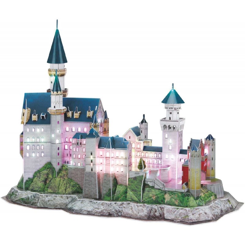 Revell - 3D Puzzle - Schloss Neuschwanstein with LED