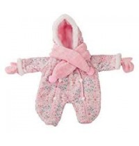 Winteranzug, rosa Gr. M für Babypuppen 42-46cm    Götz Puppenmanufaktur