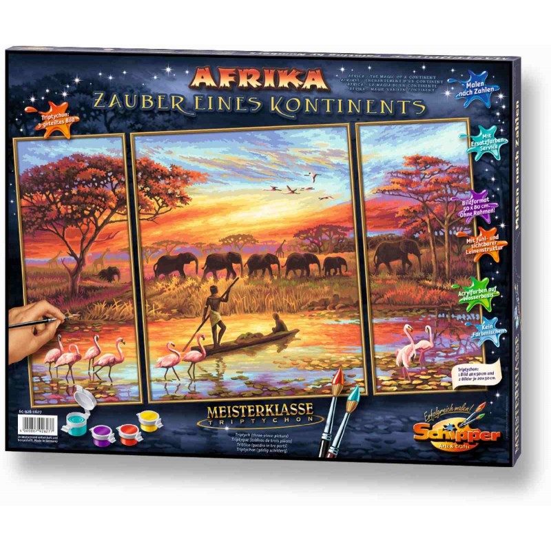 Schipper Arts & Crafts - Meisterklasse Triptychon - Afrika - Zauber eines Kontinents