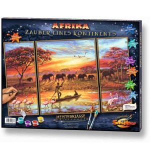 Schipper Arts & Crafts - Meisterklasse Triptychon - Afrika - Zauber eines Kontinents