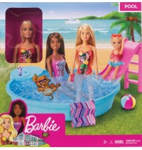 Mattel GHL91 Barbie Pool und Puppe (blond)