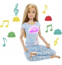 Mattel GNK01 Barbie Wellness Meditation Puppe (blond)