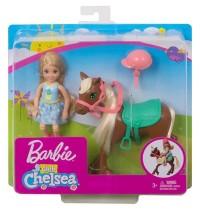 Mattel - Barbie Chelsea - Puppe & Pony blond
