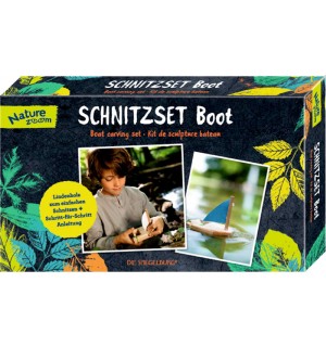 Die Spiegelburg - Nature Zoom - Schnitzset Boot