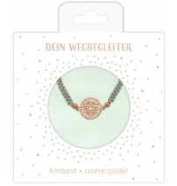 Coppenrath Verlag - Geknüpftes Armband mit Sonnenanhänger,  rosévergoldet