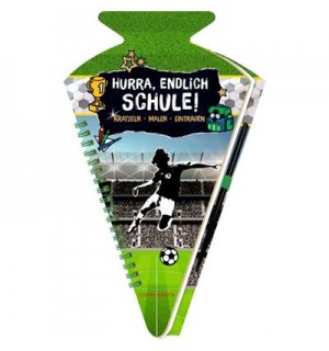 Coppenrath Verlag - Schultüten-Kratzelbuch Hurra, endlich Schule! Fußball