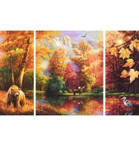 Schipper Arts & Crafts - Meisterklasse Triptychon - Indian Summer