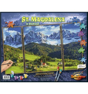 Schipper Arts & Crafts - Meisterklasse Triptychon - St. Magdalena in Südtirol