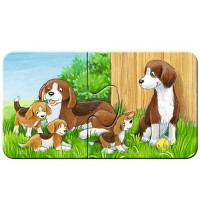 Ravensburger Spiel - my first Puzzles - Tierfamilien auf dem Bauernhof 9x2 Teile