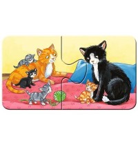 Ravensburger Spiel - my first Puzzles - Tierfamilien auf dem Bauernhof 9x2 Teile