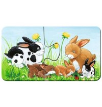 Ravensburger Spiel - my first Puzzles - Tierfamilien auf dem Bauernhof 9x2 Teile