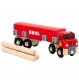 BRIO Bahn - Holztransporter mit Magnetladung