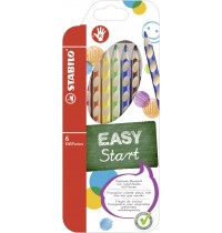 STABILO EASYcolors rechts 6er Ergonomischer Buntstift für Rechtshänder - STABILO EASYcolors - mit 6 verschiedenen Farben