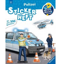 Ravensburger Buch - Wieso? Weshalb? Warum? - Stickerheft Polizei