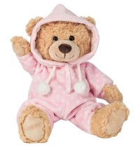 Teddy-Hermann - Schlafanzugbär rosa 30 cm