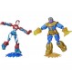 Hasbro - Marvel Avengers Bend And Flex Iron Patriot vs. Thanos Figuren