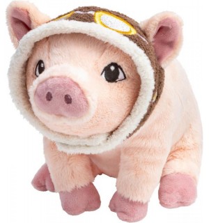 Vielleicht - Plüschschwein Vielleicht Plüschschwein von Kobi Yamada, Plüschschwein mit Fliegerbrille