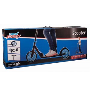 NSP Scooter Blau/Schwarz, 200 