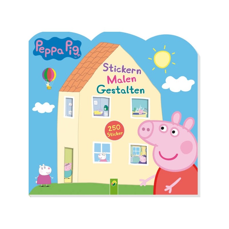 Peppa Pig Stickern Malen Gest