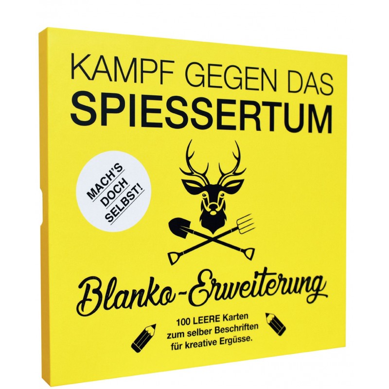 Kampf Spiessertum-Blanko Erw. Kampf gegen das Spiessertum - Blanko Erweiterung