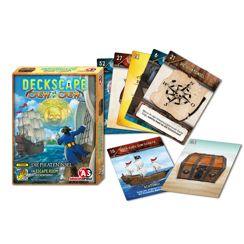 Deckscape - Crew vs Crew – Di Deckscape - Crew vs Crew – Die Pirateninsel